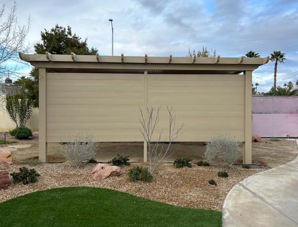 Privacy shade wall