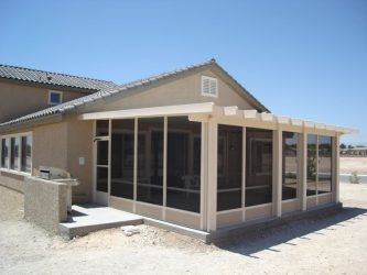 Screened in patio cover