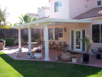 Solid patio cover