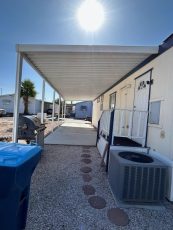 driveway cover on manufactured home