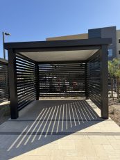 Pool cabana shade cover