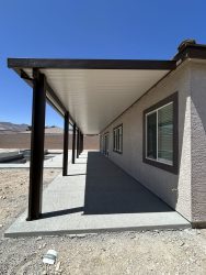 Patio cover long view