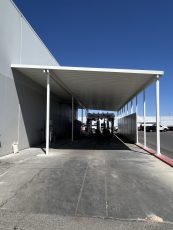 Auto dealership carwash shade cover