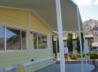 Mobile home patio cover